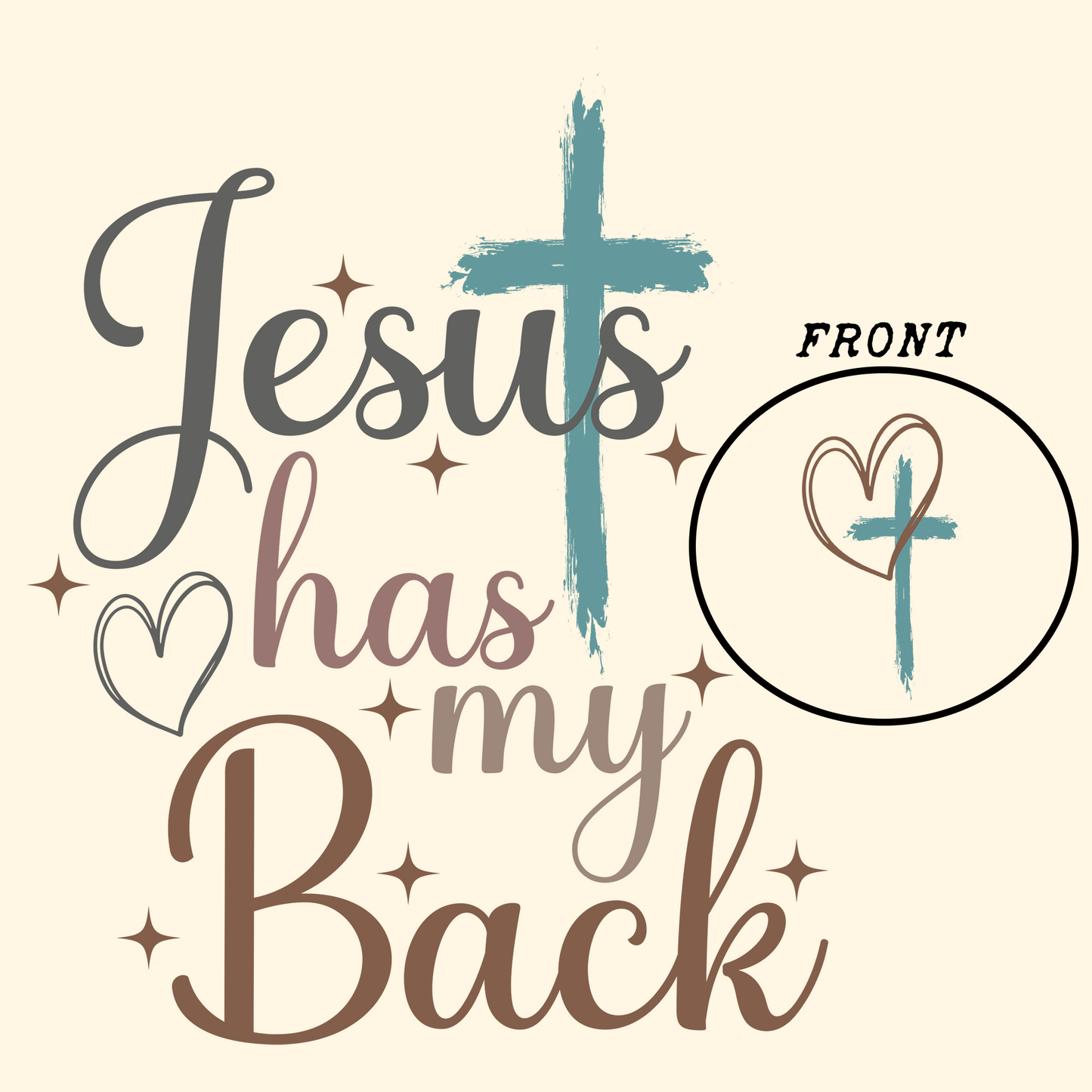 JESUS HAS MY BACK